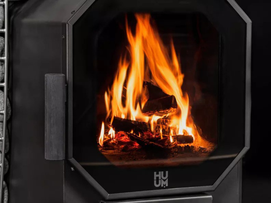 Saunová kamna na tuhá paliva Huum Hive Flow Mini 9 kW
